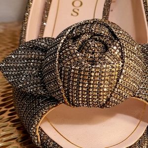 CAPARROS Gold Glittering SZ 8B Shoes